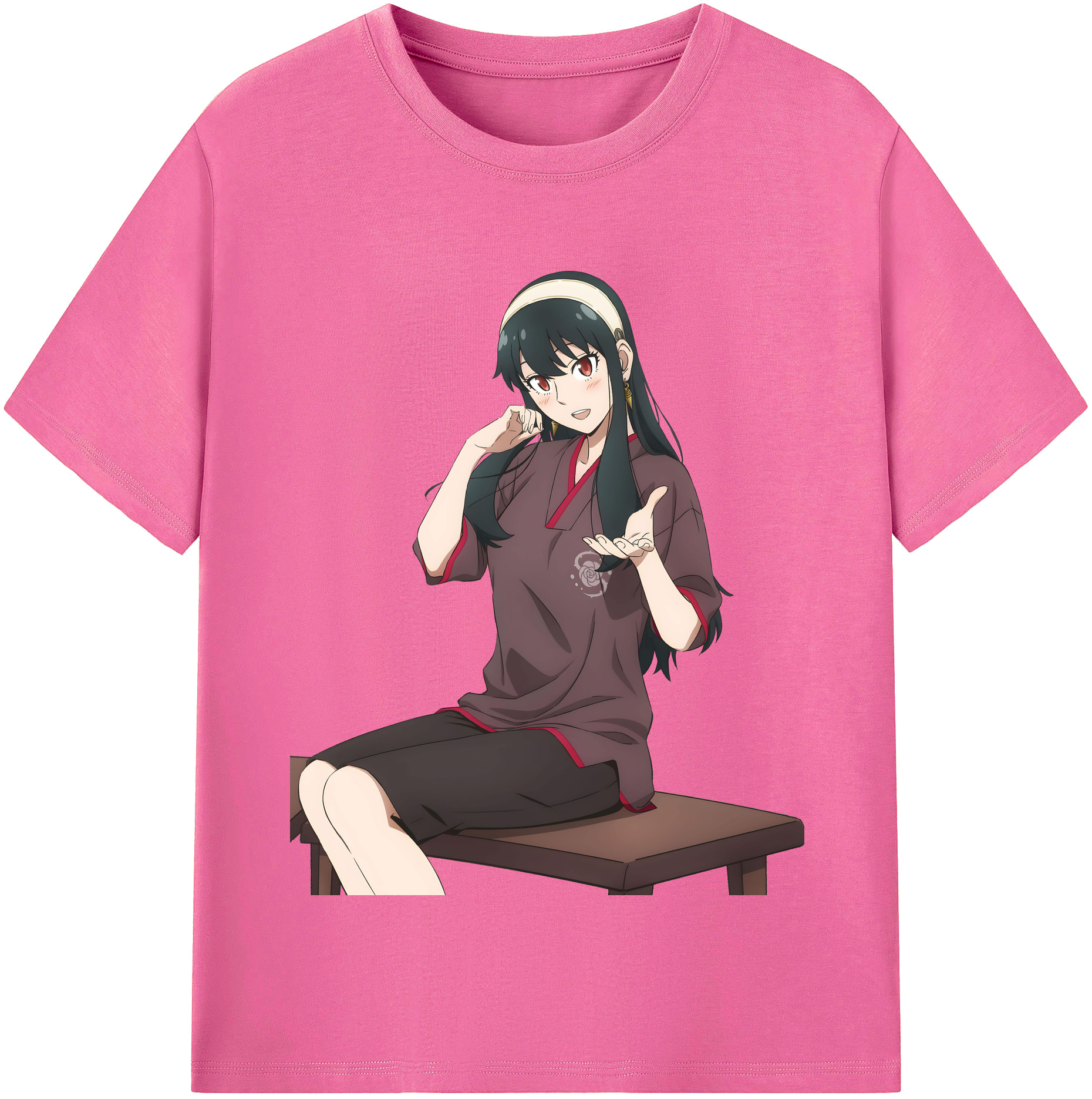（画像用） SPY×FAMILY间谍家家酒 レディースカジュアルプリントTシャツ（綿100％）
